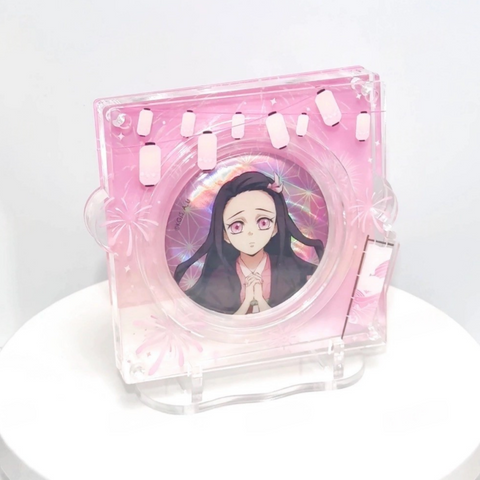 ［推し活グッズ］缶バッジ アクリルフレーム 58/65/75mm【UR87JH】