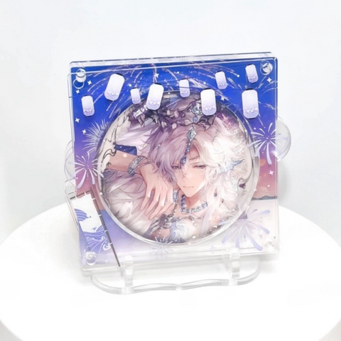 ［推し活グッズ］缶バッジ アクリルフレーム 58/65/75mm【UR87JH】