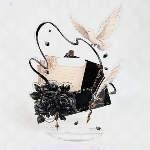 ［推し活グッズ］缶バッジ用アクリルススタンド【NVLQ7T】
