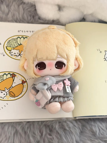 【受注予約】［ぬい本体］10cm 無属性 ぬいぐるみ本体【喵喵铃】