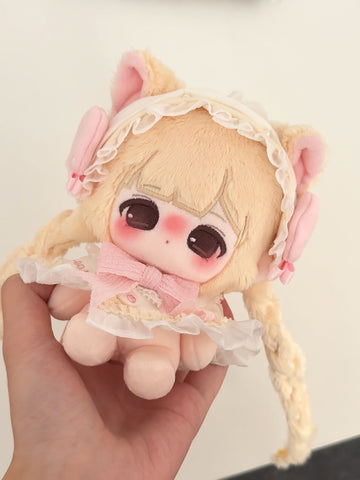 【受注予約】［ぬい本体］10cm 無属性 ぬいぐるみ本体【喵喵铃】