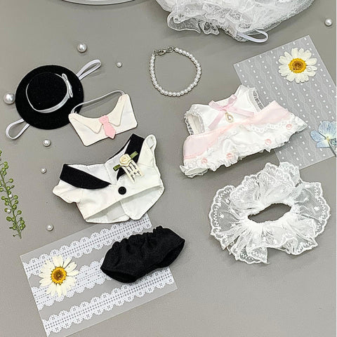 ［ぬい服］10cm 無属性 ぬいぐるみ用 お洋服【婚礼】