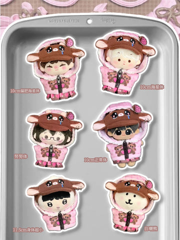 【受注予約】［ぬい服］10cm 無属性 ぬいぐるみ用服【Y2K】