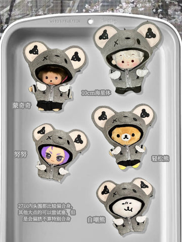 【受注予約】［ぬい服］10cm 無属性 ぬいぐるみ用服【Y2K】