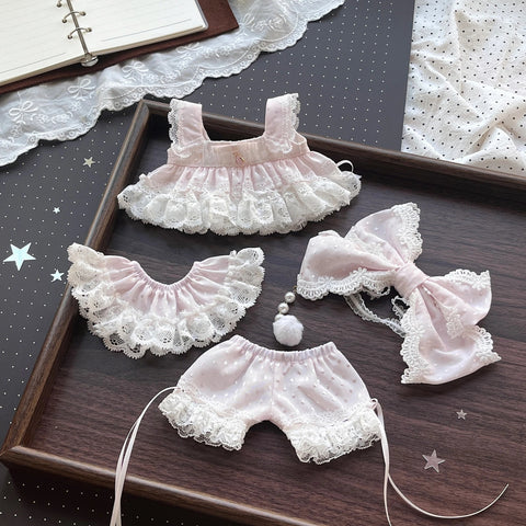 【受注予約】［ぬい服］20cm 無属性 ぬいぐるみ用 お洋服【蓝花织】