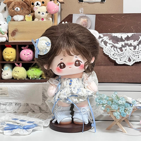 【受注予約】［ぬい服］20cm 無属性 ぬいぐるみ用 お洋服【蓝花织】