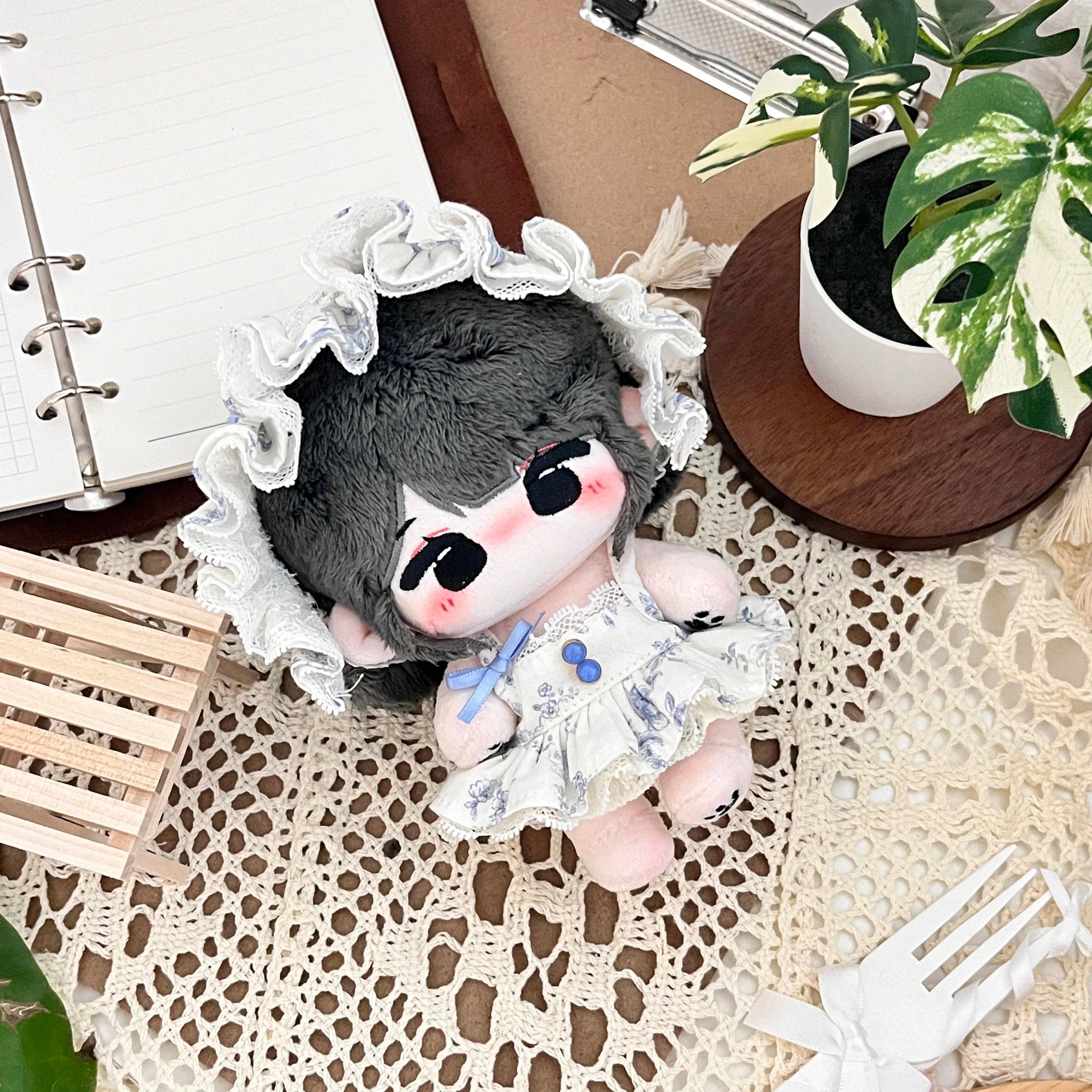 受注予約】［ぬい服］10cm 無属性 ぬいぐるみ用 お洋服【蓝花织