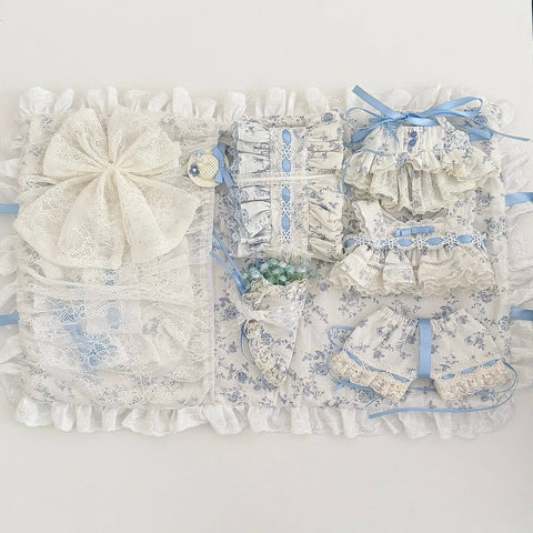【受注予約】［ぬい服］20cm 無属性 ぬいぐるみ用 お洋服【蓝花织】