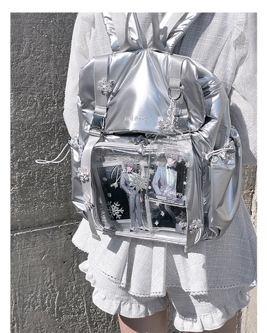 ［バッグ］痛バッグ メタリック リュック【7ECTKX】