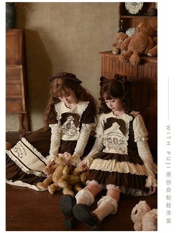 ［ファッション］ロリータ 刺繍 ワンピース【C94XEB】