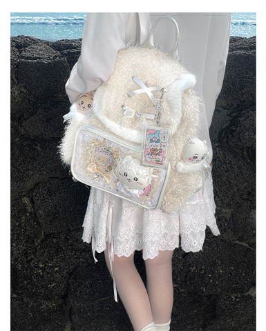 ［バッグ］痛バッグ ファーリュック【UIZH1T】