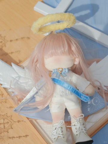 【受注予約】［ぬい服］20cm 無属性 ぬいぐるみ用 お洋服【天使】