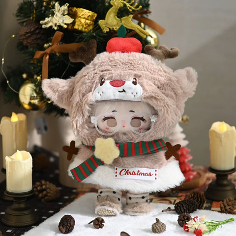 ［ぬい服］10/20cm 無属性 ぬいぐるみ用 お洋服【圣诞】