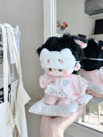 ［ぬい服］20cm 無属性 ぬいぐるみ用 お洋服【水色猫】