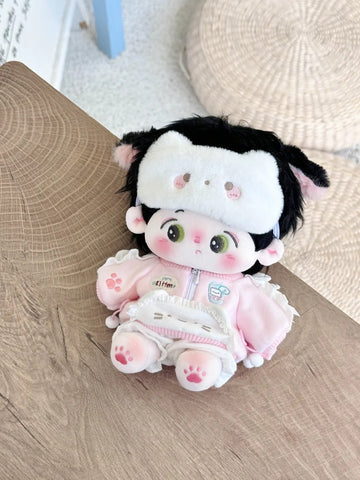 ［ぬい服］20cm 無属性 ぬいぐるみ用 お洋服【水色猫】