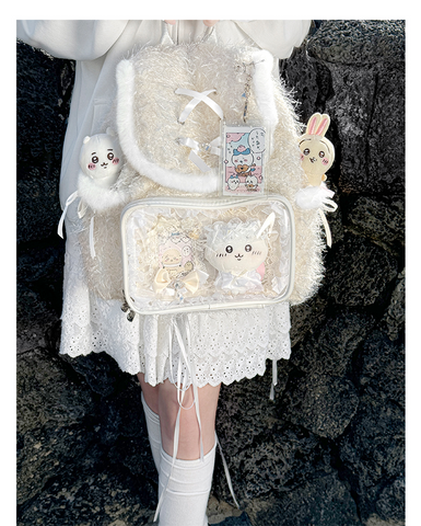 ［バッグ］痛バッグ ファーリュック【UIZH1T】