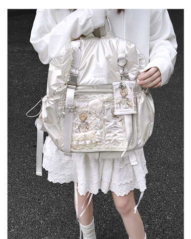 ［バッグ］痛バッグ メタリック リュック【7ECTKX】