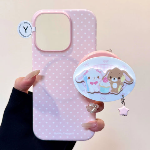 ［サンリオ］シュガーバニーズ  iPhone ケース 14 15 16 17【5322JT】