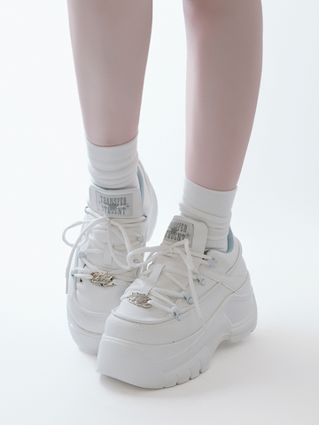 ［靴］地雷系 厚底ダッドスニーカー シューズ【94XW59】