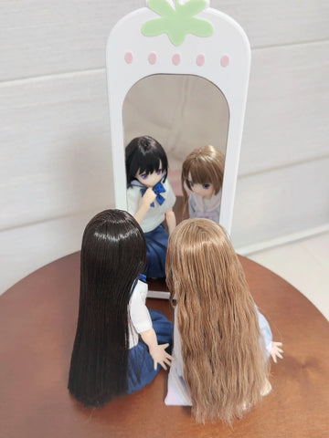 ［BJD小物］1/6 ドール用 手作り いちご家具【43S448】