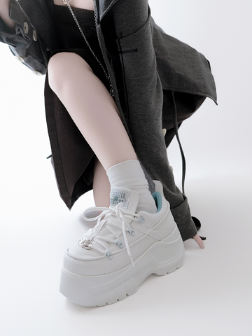 ［靴］地雷系 厚底ダッドスニーカー シューズ【94XW59】