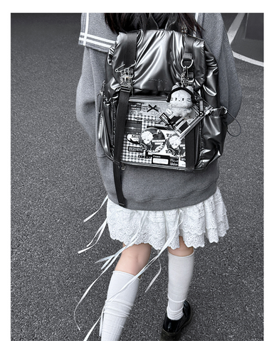 ［バッグ］痛バッグ メタリック リュック【7ECTKX】