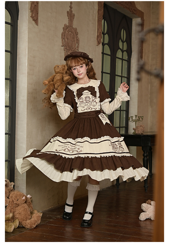 ［ファッション］ロリータ 刺繍 ワンピース【C94XEB】