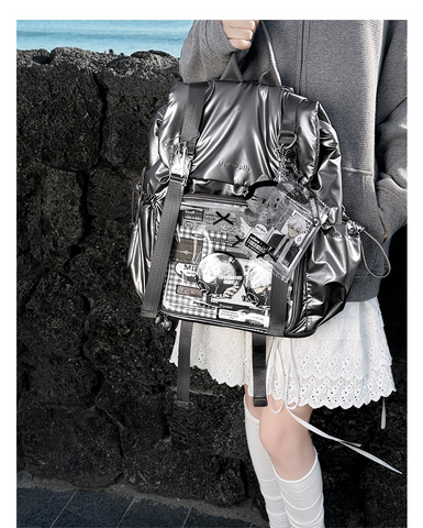 ［バッグ］痛バッグ メタリック リュック【7ECTKX】