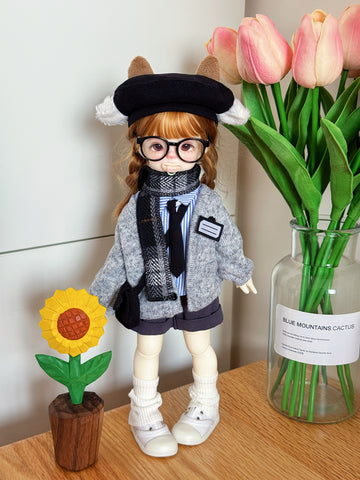 ［BJD服］1/6 ドール用 衣装セット【三月】