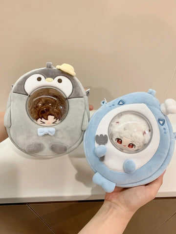 ［ぬい服］10cm 無属性 ぬいぐるみ用服 痛ポーチ【太空舱】