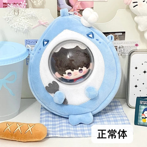 ［ぬい服］10cm 無属性 ぬいぐるみ用服 痛ポーチ【太空舱】