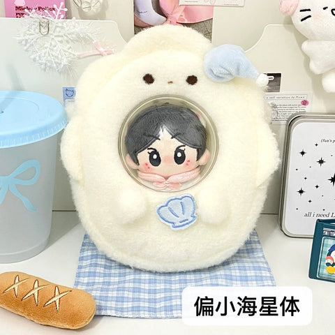 ［ぬい服］10cm 無属性 ぬいぐるみ用服 痛ポーチ【太空舱】
