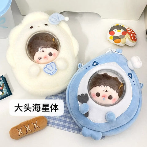 ［ぬい服］10cm 無属性 ぬいぐるみ用服 痛ポーチ【太空舱】
