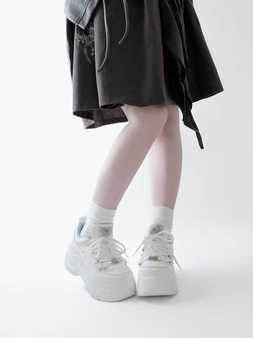 ［靴］地雷系 厚底ダッドスニーカー シューズ【94XW59】