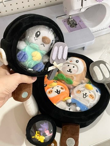 ［バッグ］10/20cm ぬいぐるみ用 フライパン 痛バッグ【3EY5BX】