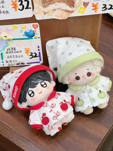 ［ぬい服］10cm 無属性 ぬいぐるみ用 お洋服【睡衣】