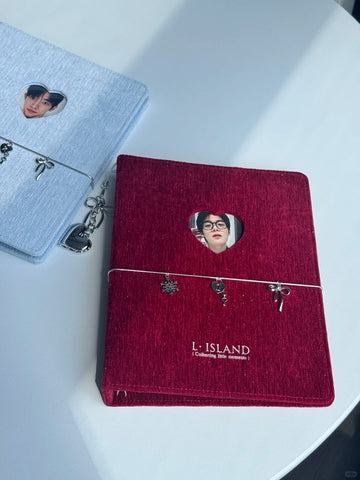 ［推し活グッズ］ベロア 手帳 バインダー A4/A5/A8【Q27RL4】