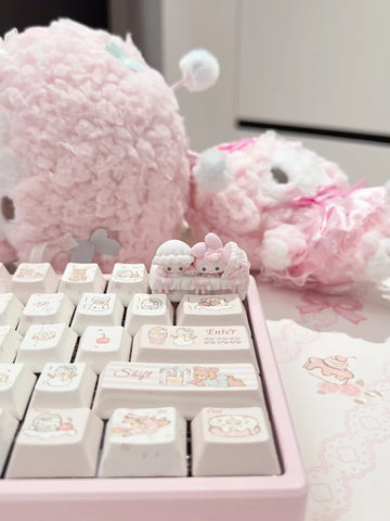 ［サンリオ］マイメロディ＆ピアノ 2u キーキャップ【QG2AH2】