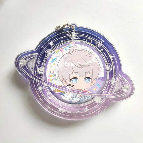 ［推し活グッズ］缶バッジ アクリルフレーム 58/75mm【小行星】