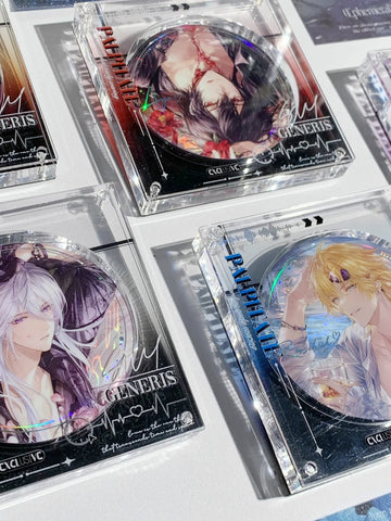 ［推し活グッズ］缶バッジアクリルフレーム 75mm【Q9D8W3】