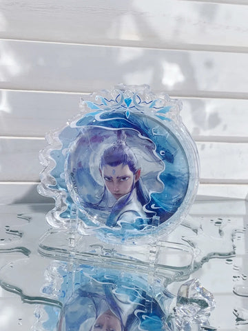 ［推し活グッズ］缶バッジアクリルフレーム 75mm【W5L8S4】