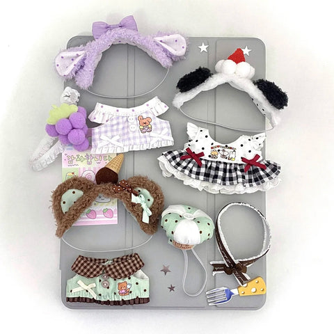 【受注予約】［ぬい服］10cm 無属性 ぬいぐるみ用 お洋服【甜品】