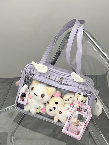 ［バッグ］ぬいぐるみ用 痛バッグ トートバッグ Sサイズ【Q6P8P6】