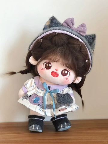 ［ぬい服］10/15cm 無属性 ぬいぐるみ用 お洋服【鸢尾】