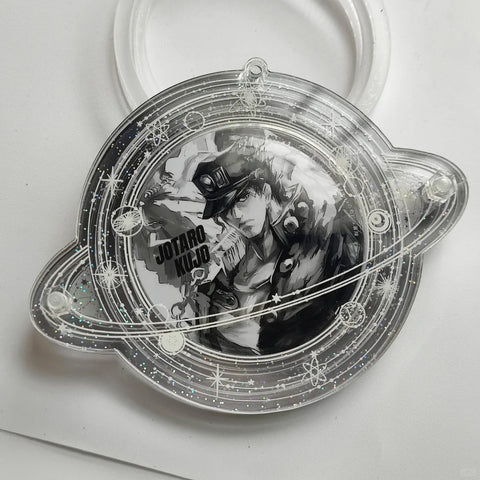 ［推し活グッズ］缶バッジ アクリルフレーム 58/75mm【小行星】