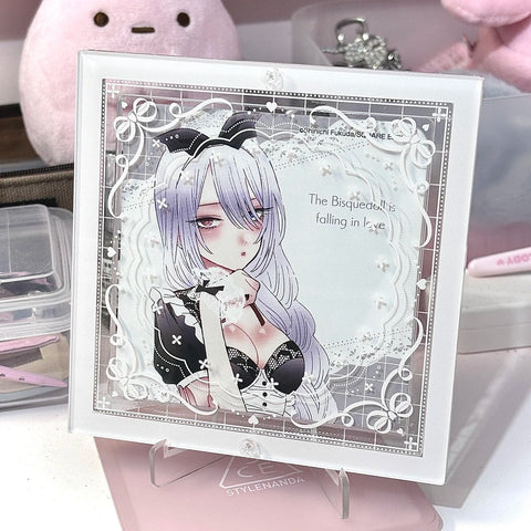 ［推し活グッズ］コースター用アクリルフレームパーツ【BTQUZV】