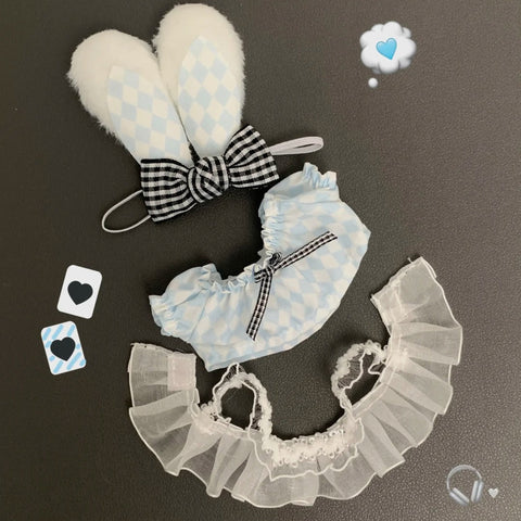 ［ぬい服］10/15/20cm 無属性 ぬいぐるみ用 お洋服【爱丽丝】