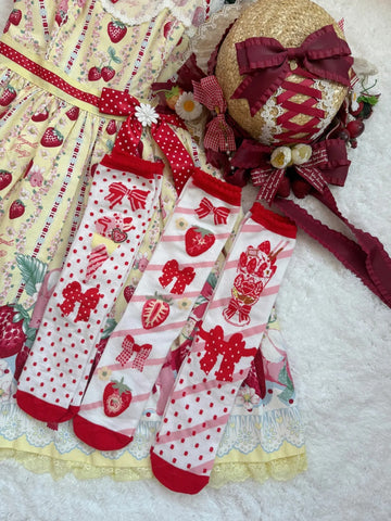 ［ファッション］ロリータ クルー丈ソックス 靴下【0JDXWW】