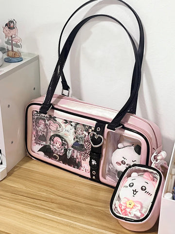 ［バッグ］痛バッグ 2way トートバッグ セット【X6N9J4】