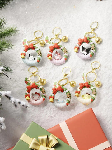 ［サンリオ］クリスマス キーホルダー【95F7LD】